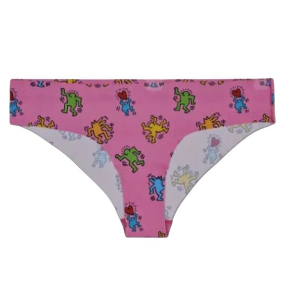 Keith Haring Happy Socks Cheeky Underwear Set Of Two Size XS Art To Wear NIB - Picture 1 of 6